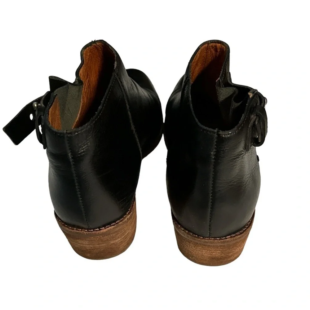 Madewell Black Leather The Dakota‎ ankle boots Sz 8